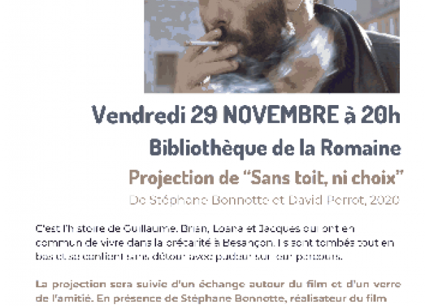 &quot;Mois du Doc&quot; - Projection de film  la bibliothque de la Romaine