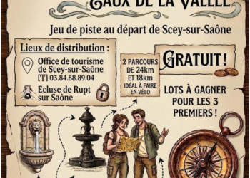 Grand jeu de piste estival "Le secret des eaux de la Vallée" (gratuit)
