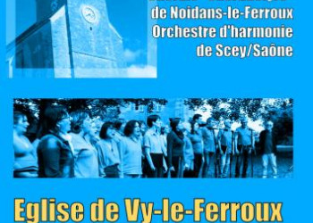 Concert Choradélyre et Orchestre d'harmonie de Scey-sur-Saône