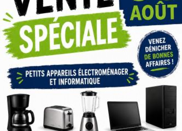 Grande vente spéciale à la Ressourcerie Res'Urgence
