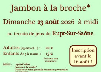 REPAS CHAMPÊTRE à Rupt-Sur-Saône