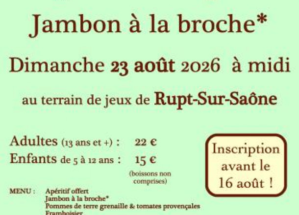 REPAS CHAMPÊTRE à Rupt-Sur-Saône