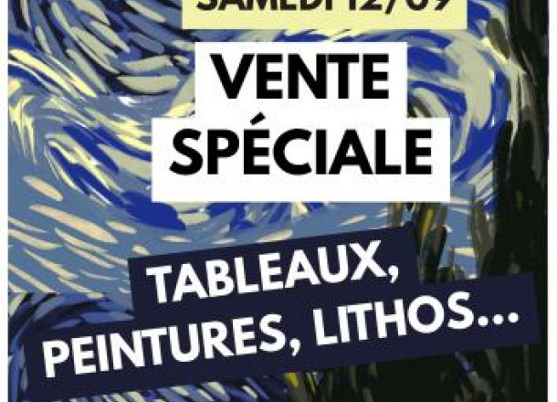 Vente spéciale tableaux